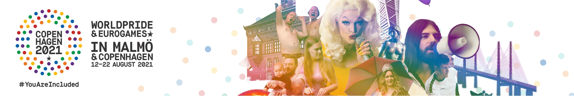 Header image for WorldPride and EuroGames 2021