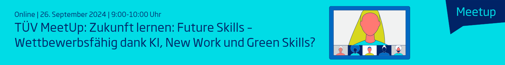 Header-Bild für TÜV MeetUp: Future Skills & KI-Weiterbildung 