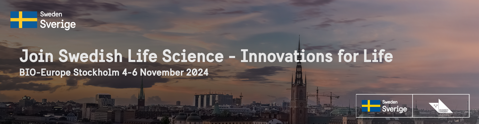 Header image for THE SWEDISH PAVILION AT BIO-EUROPE 2024