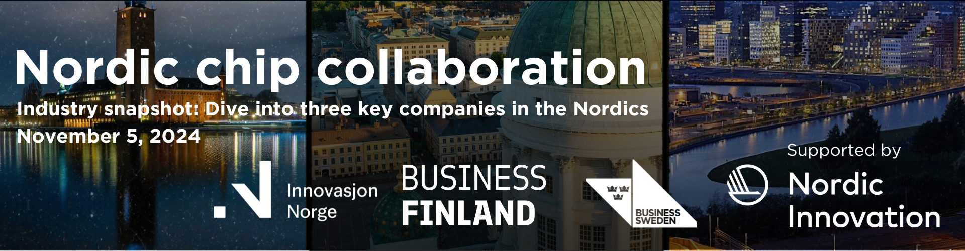 Header image for Nordic Chip Collaboration Webinar 2