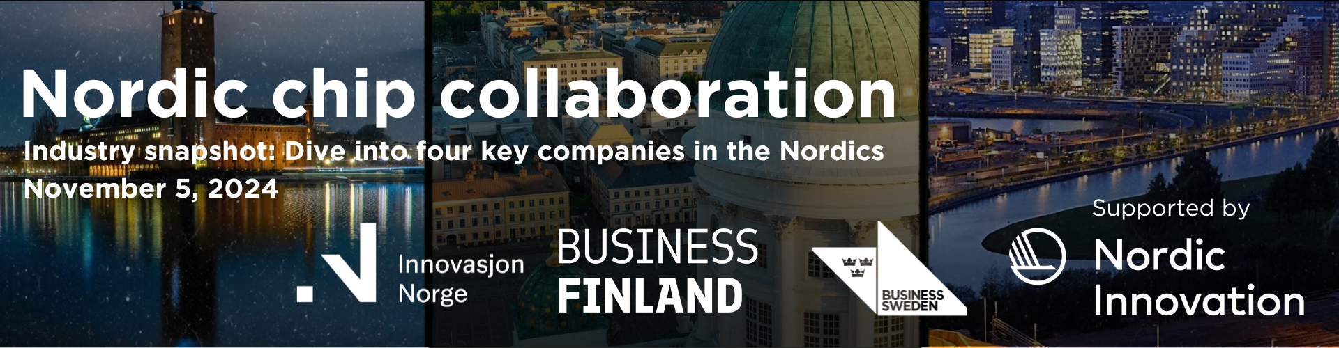 Header image for Nordic Chip Collaboration Webinar 2