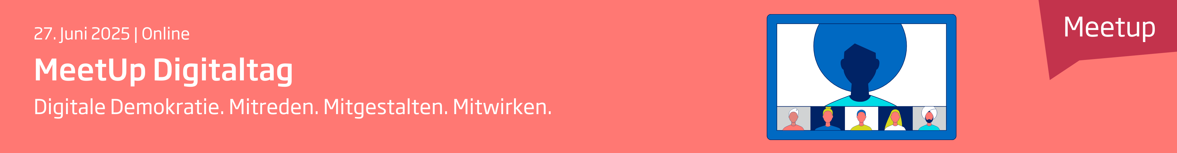 Header-Bild für MeetUp Digitaltag