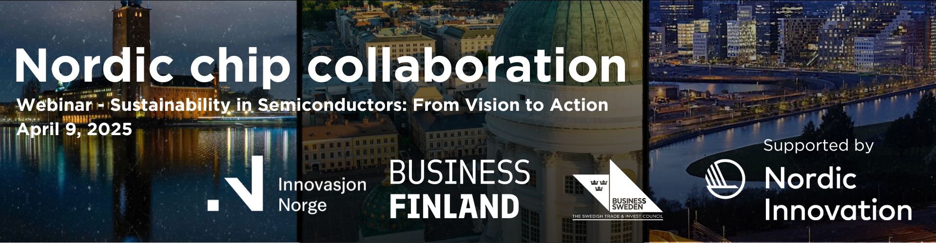 Header image for Webinar - Sustainability in Semiconductors: From Vision to Action