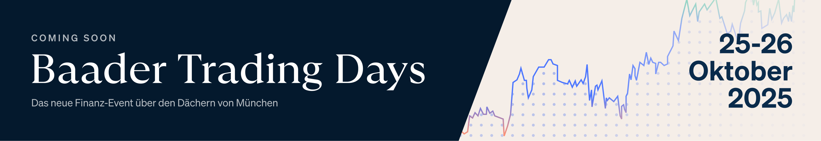 Header-Bild für Baader Trading Days - 2025