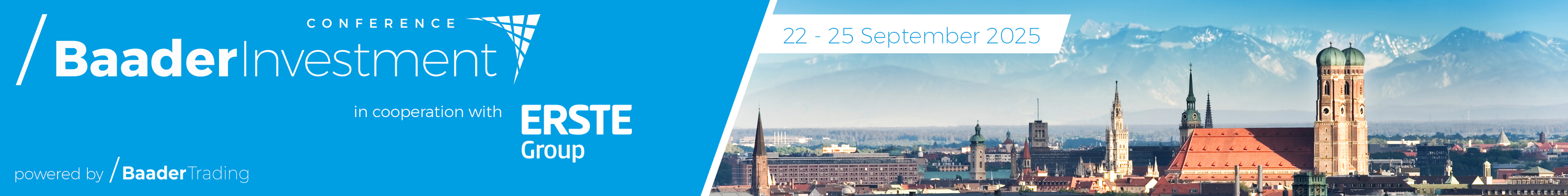 Header image for Baader Investment Conference 2025