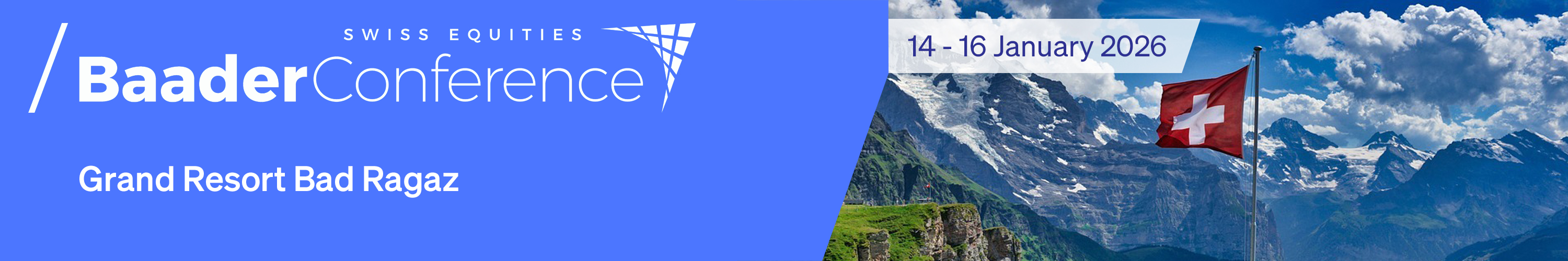 Header image for Swiss Equities Conference 2026