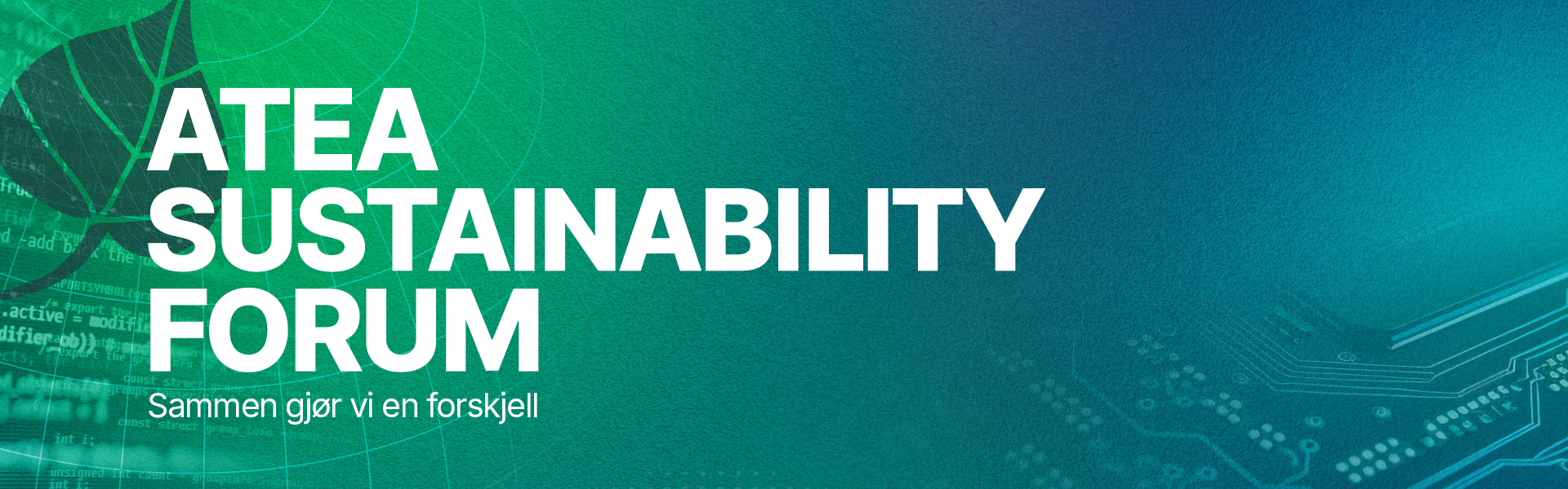 Toppbilde for Atea Sustainability Forum 2026