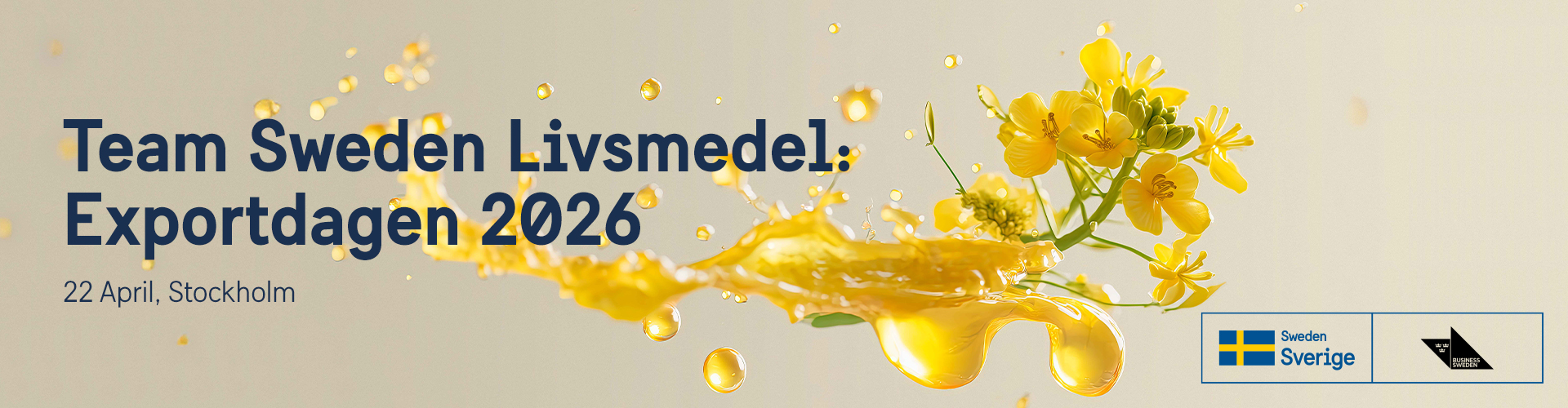 Header image for Team Sweden Livsmedel: Exportdagen