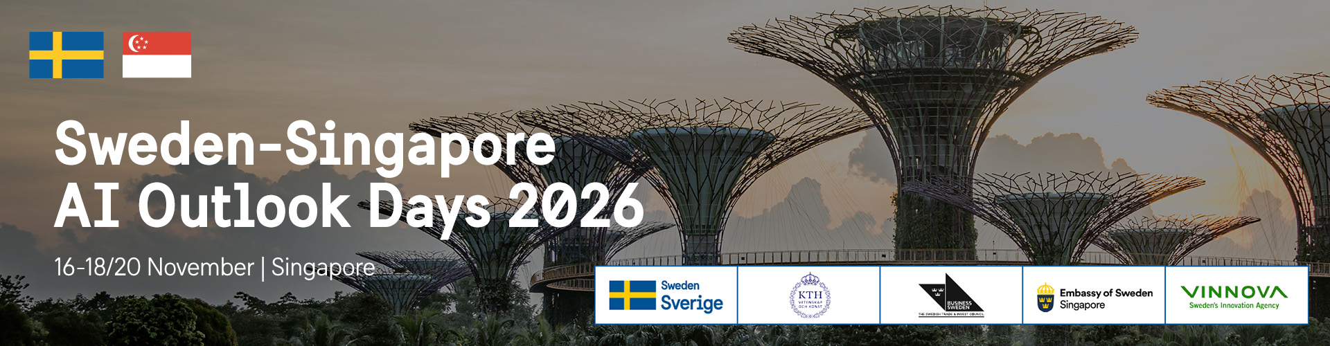 Header image for Sweden–Singapore AI Outlook Days
