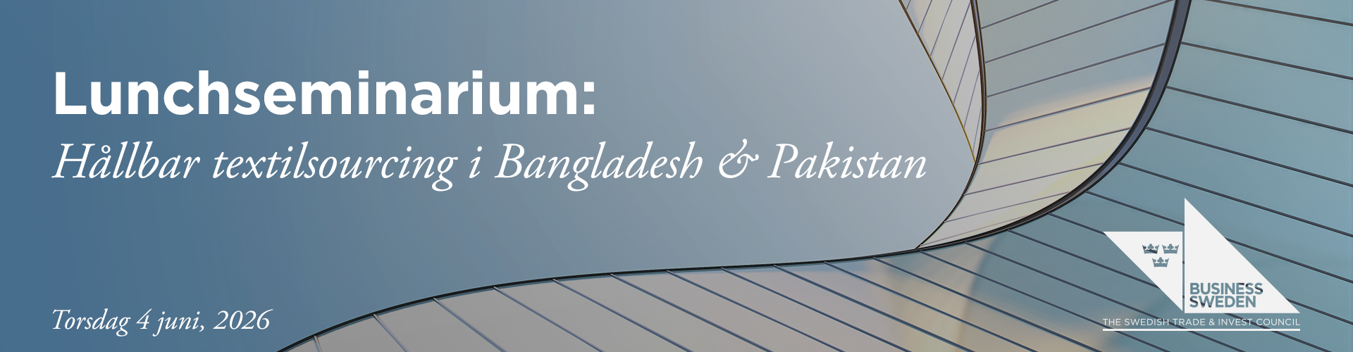 Huvudbild för Lunchseminarium: Hållbar textilsourcing i Bangladesh & Pakistan