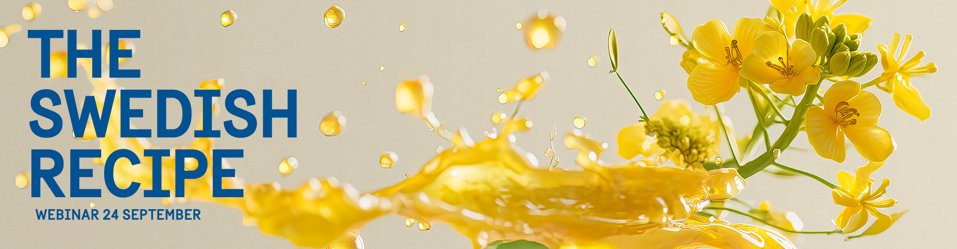 Header image for Webinar: The Swedish Recipe – A Platform for Promoting Swedish Food and Beverage