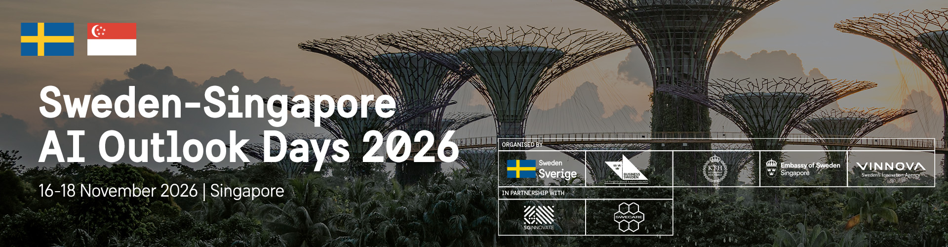 Header image for Sweden–Singapore AI Outlook Days