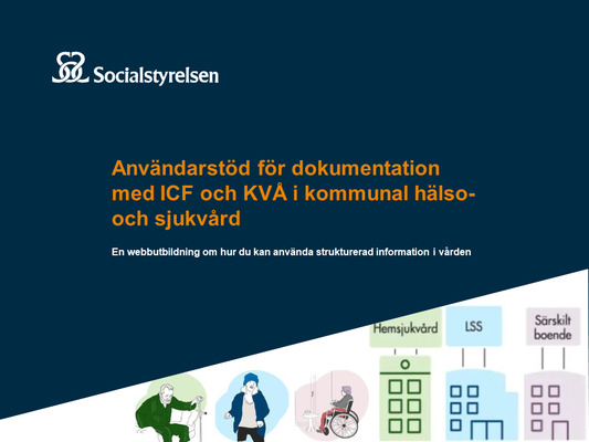 Profilbild för Socialstyrelsens utbildning om ICF och KVÅ i kommunal hälso- och sjukvård