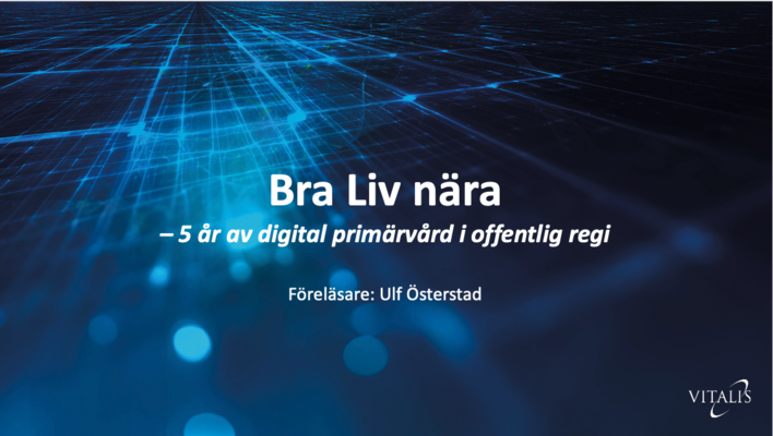 Profile image for Bra Liv nära – 5 år av digital primärvård i offentlig regi