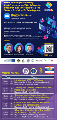 Profile image for (In Thai) From Teaching & Learning Best Practices to STEM Education Research and Innovation: A Step Toward Sustainable Development