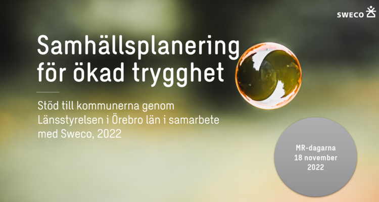 Profilbild för Samhällsplanering för ökad trygghet i samhällen och städer