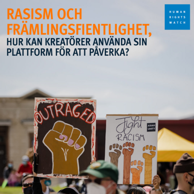 Profilbild för Rasism och främlingsfientlighet, hur kan kreatörer använda sin plattform för att påverka?