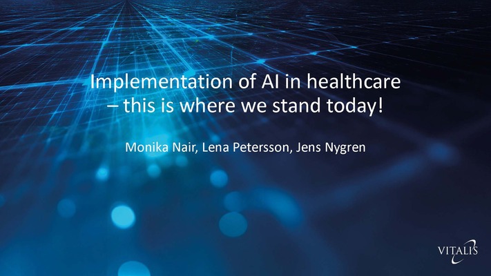 Profilbild för Implementing AI in healthcare – methods to succeed!