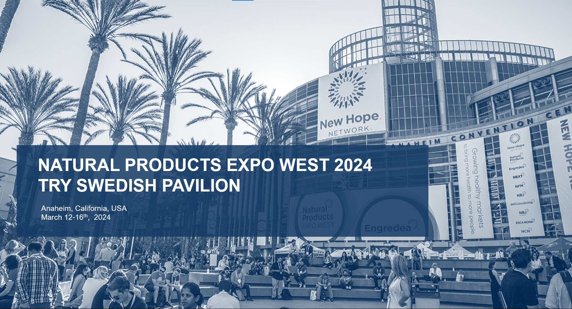 Header image for Try Swedish Pavilion at Natural Products Expo West 2024