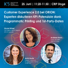 Profilbild für Customer Experience 2.0 dank Programmatic Printing beim Erotik-Pionier ORION! Die KPI-Potenziale mit 1st-Party-Daten diskutiert ein erfahrenes Expert:innen-Panel des E-Commerce, bestehend aus Datenverarbeitung, Marketing und Versandhandel