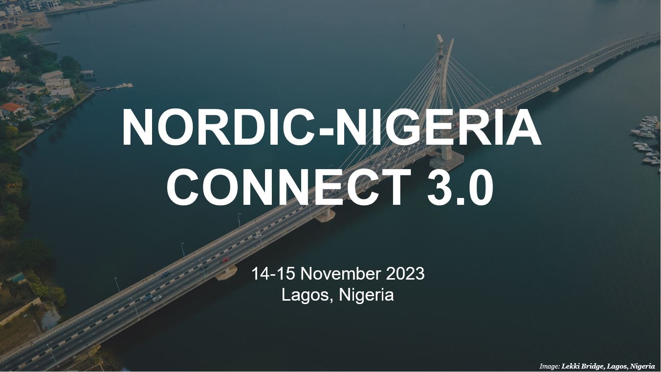Header image for Nordic-Nigeria Connect 3.0 – Innovation for a Greener Future