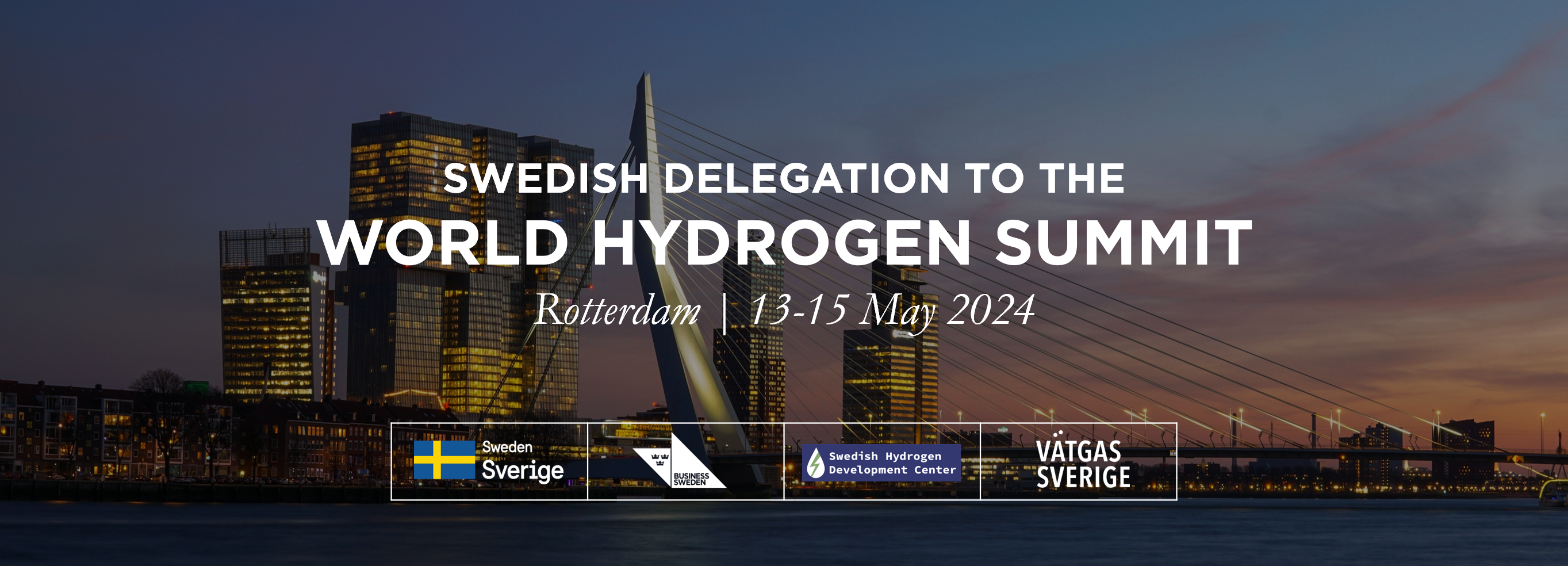 Header image for Swedish Delegation to World Hydrogen Summit in Rotterdam