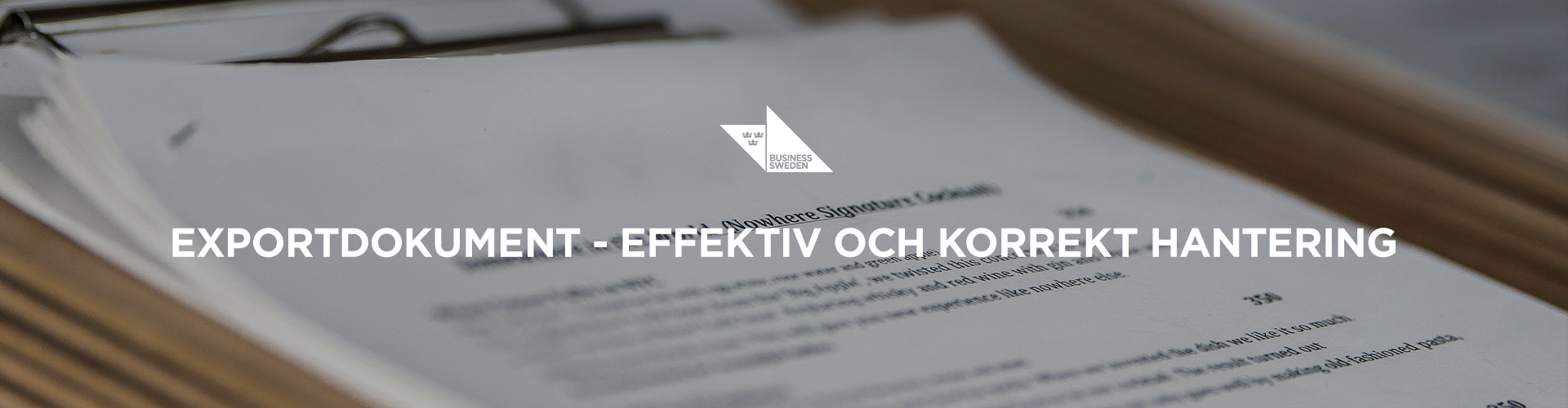 Huvudbild för Exportdokument - effektiv och korrekt hantering