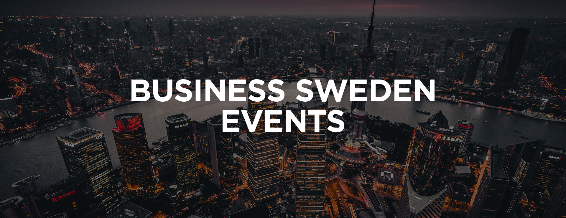 Header image for Business Sweden Events