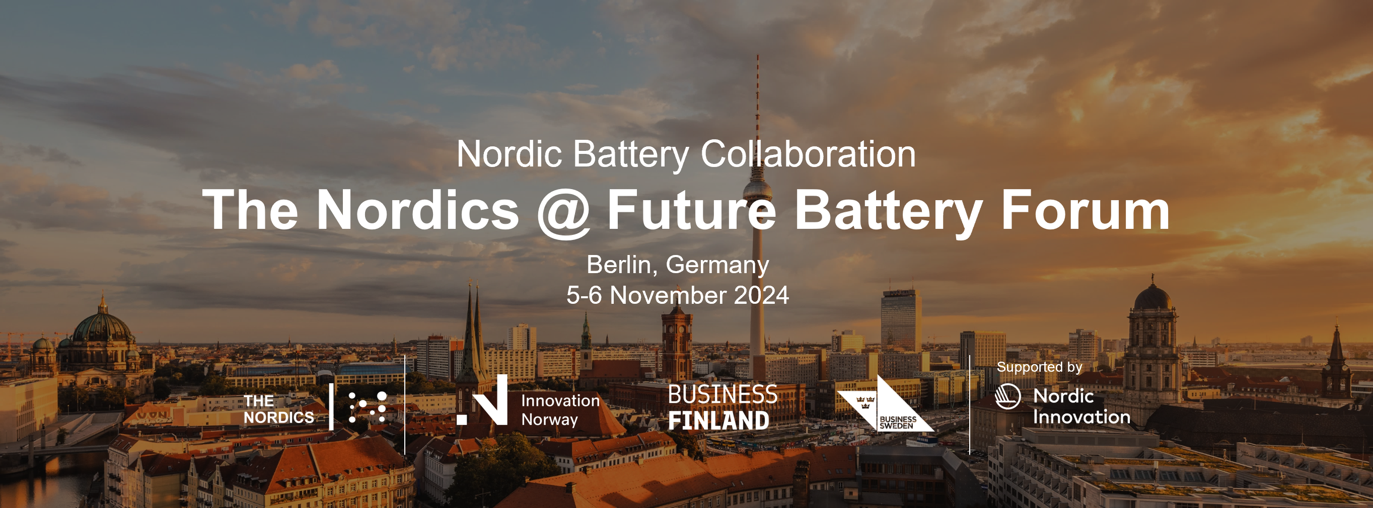 Header image for The Nordics @ Future Battery Forum