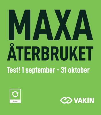 Profilbild för Maxa återbruket med Vakin