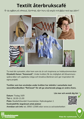 Profilbild för Textilt återbrukscafé 