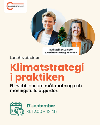 Profilbild för Klimatstrategi i praktiken – mål, mätning och meningsfulla åtgärder