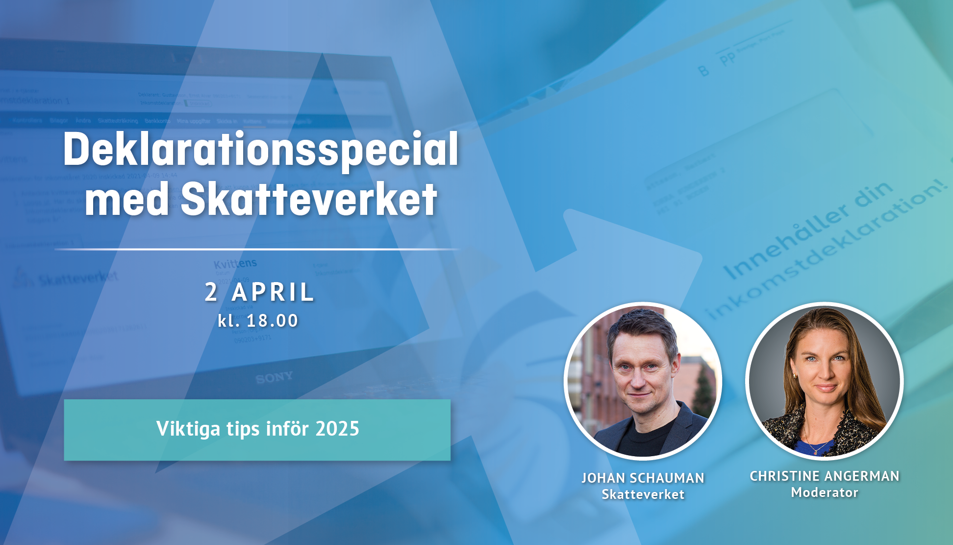 Huvudbild för Deklarationsspecial med Skatteverket – Viktiga tips inför 2025