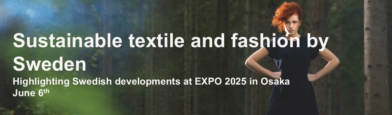 Header image for Sustainable textile and fashion by Sweden