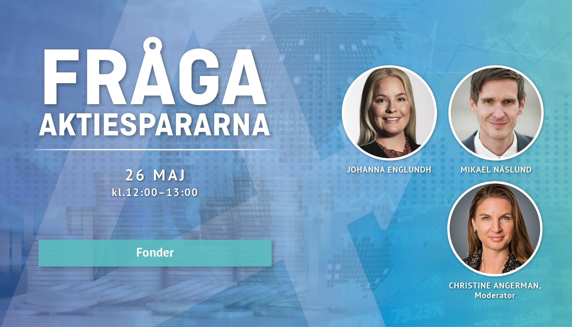 Huvudbild för FrÄga Aktiespararna - Fonder