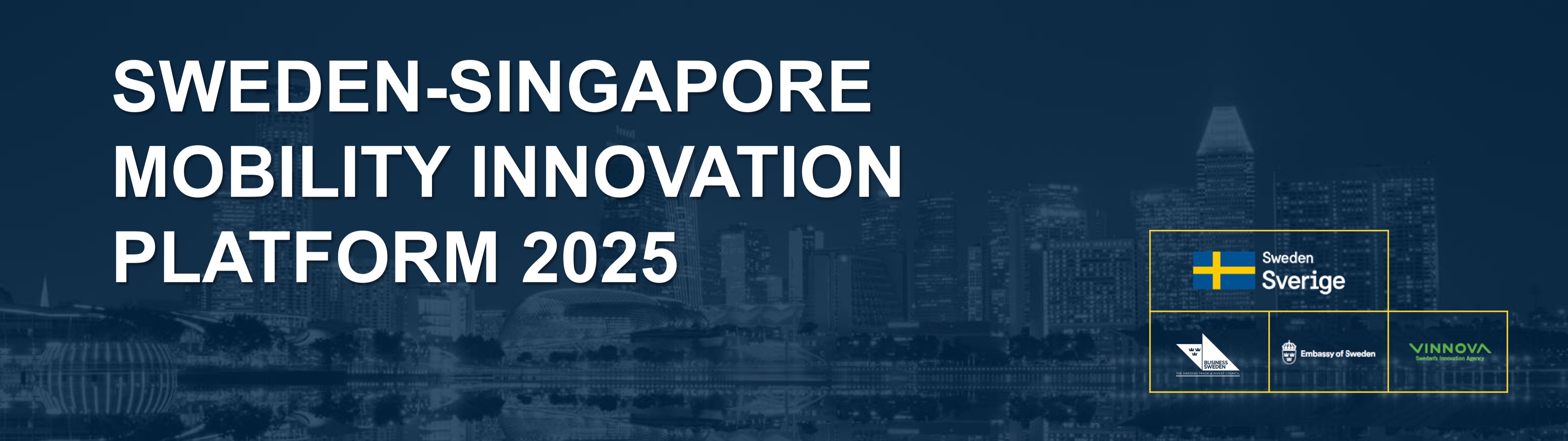 Header image for SWEDEN-SINGAPORE MOBILITY PLATFORM 2025