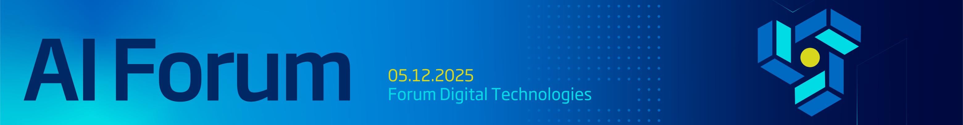 Header image for AI Forum 2025