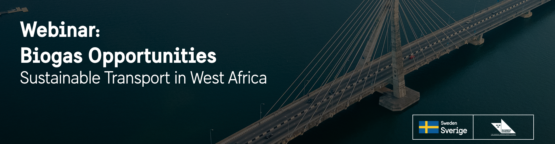 Header image for Webinar: Biogas Opportunities with Team Sweden- Sustainable Transport in West Africa 