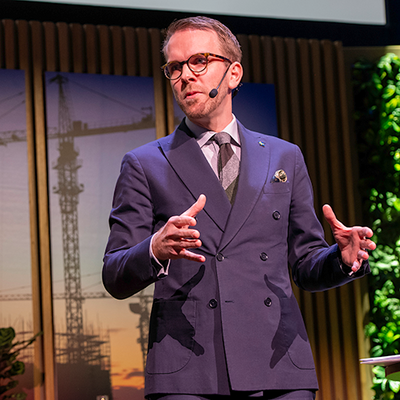 Profilbild för Infrastruktur- och bostadsminister Andreas Carlson öppnar dagen