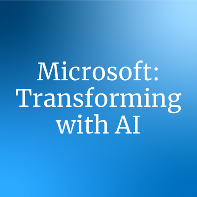 Profile image for Microsoft: Transforming with AI – Becoming a "Seafood Frontier" Firm