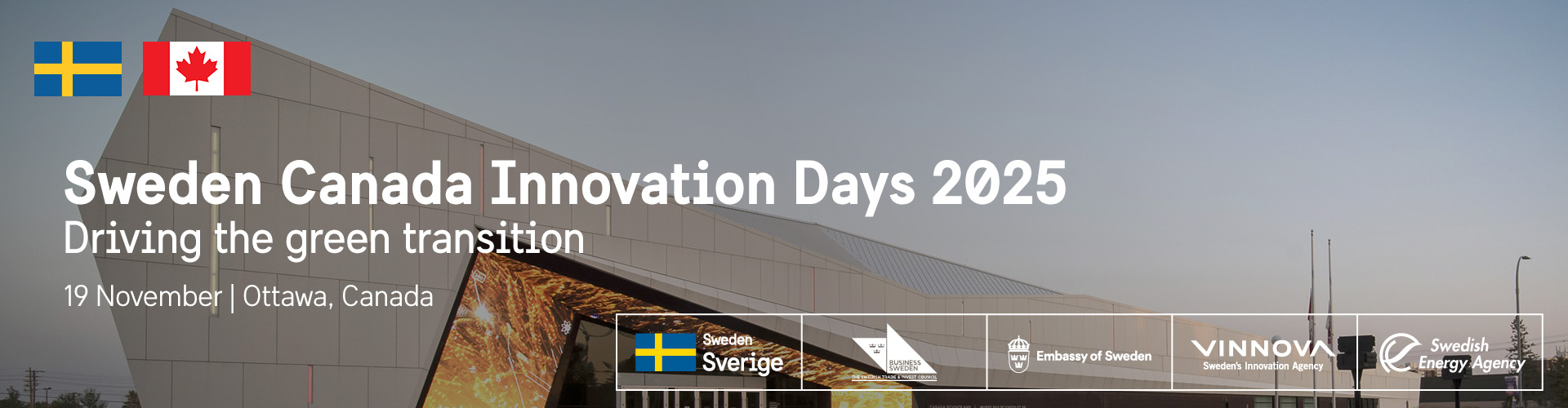 Header image for Sweden-Canada Innovation Days 2025