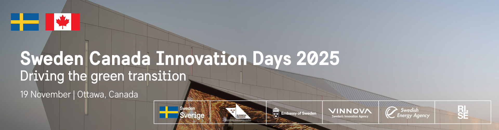 Header image for Sweden-Canada Innovation Days 2025