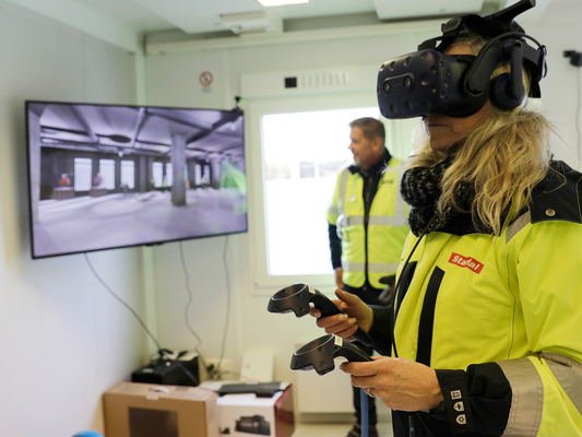 Profile image for Testa VR inom fallskydd och kvartsdamm - Byggbranschens säkerhetspark