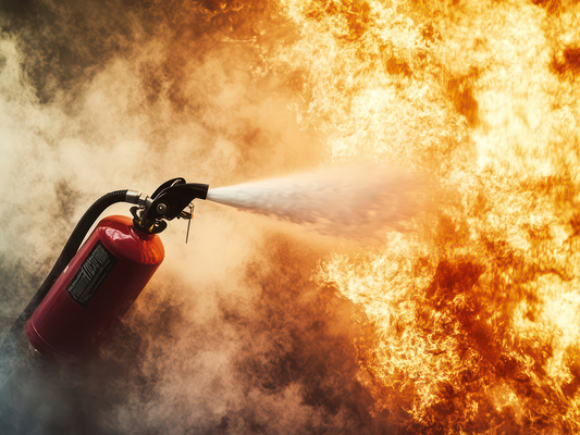 Profile image for Testa släck brand med digital brandsläckare - Byggbranschens säkerhetspark