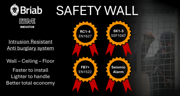 Profilbild för BRIAB & ESSVE Innovation bjuder in till seminarium om säkerhetsväggar och lösningar
