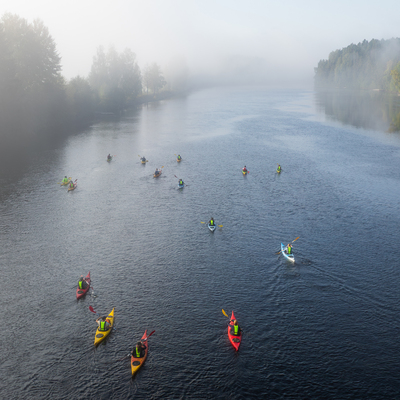 Profilbild för Guidad tur: Kajakpaddling på Ljusnan, dubbelkajak