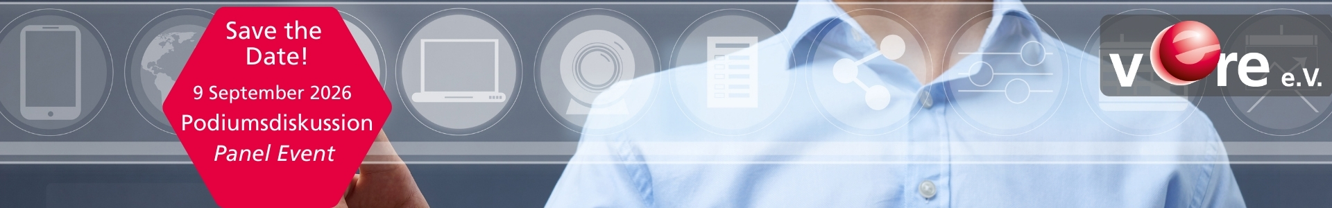 Header image for 9. Podiumsveranstaltung des VERE e.V.