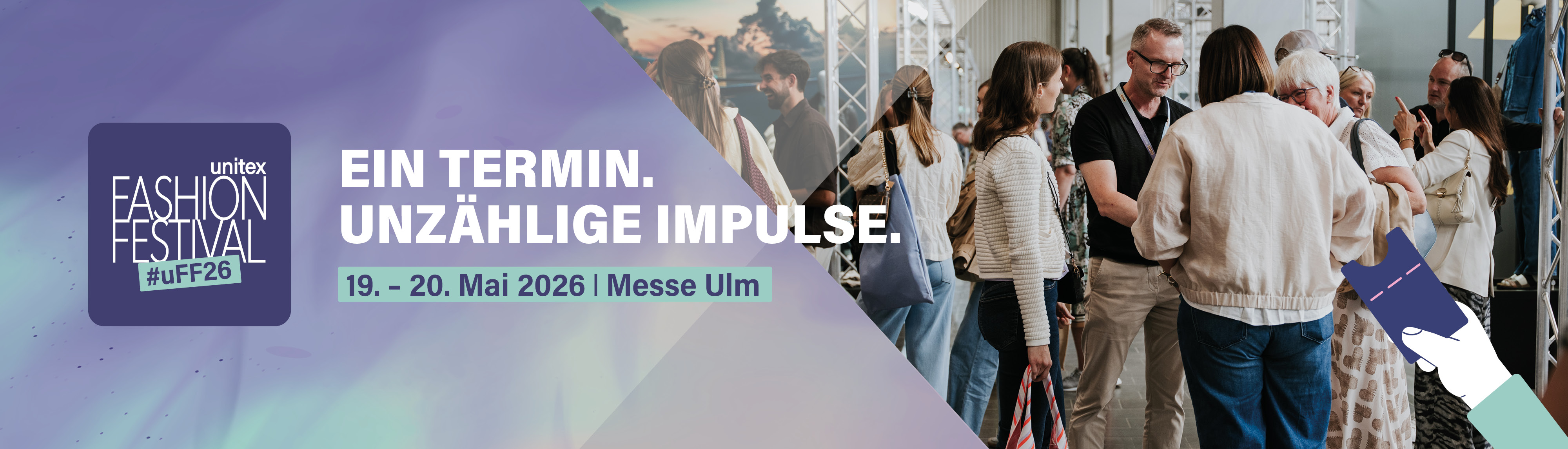 Header-Bild für unitex-FashionFestival 2026 (#uFF26)