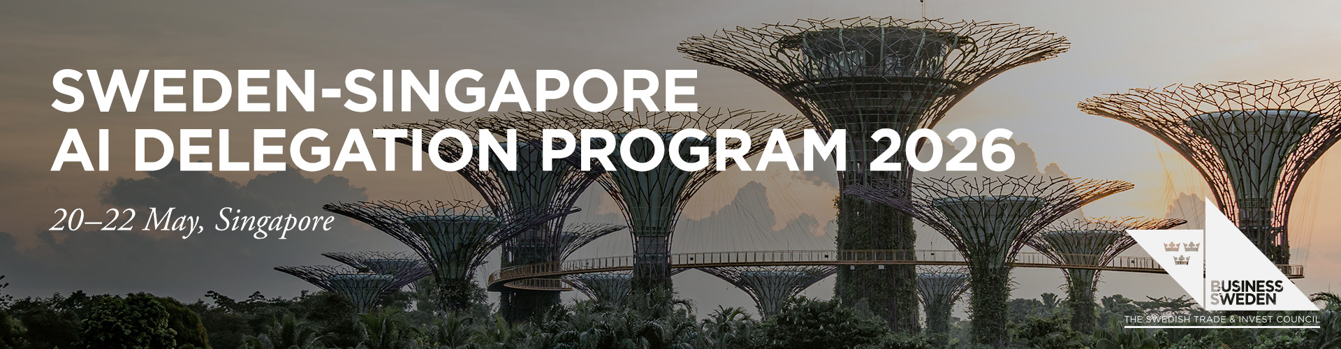 Header image for Sweden-Singapore AI Delegation Program 2026