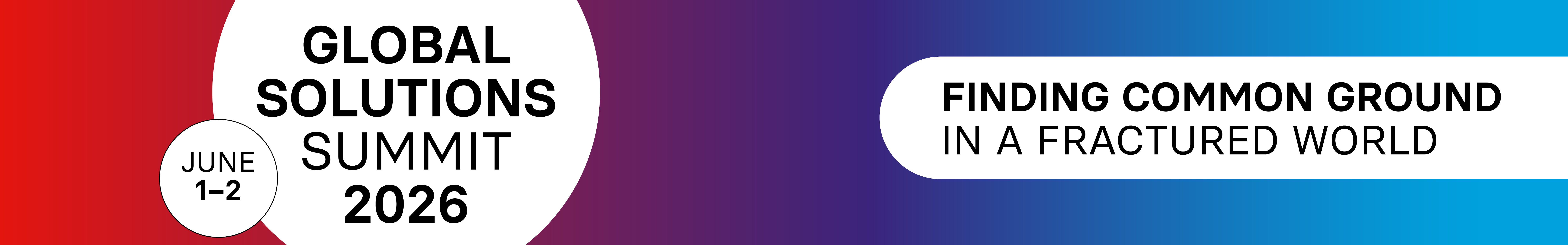 Header image for Global Solutions Summit 2026